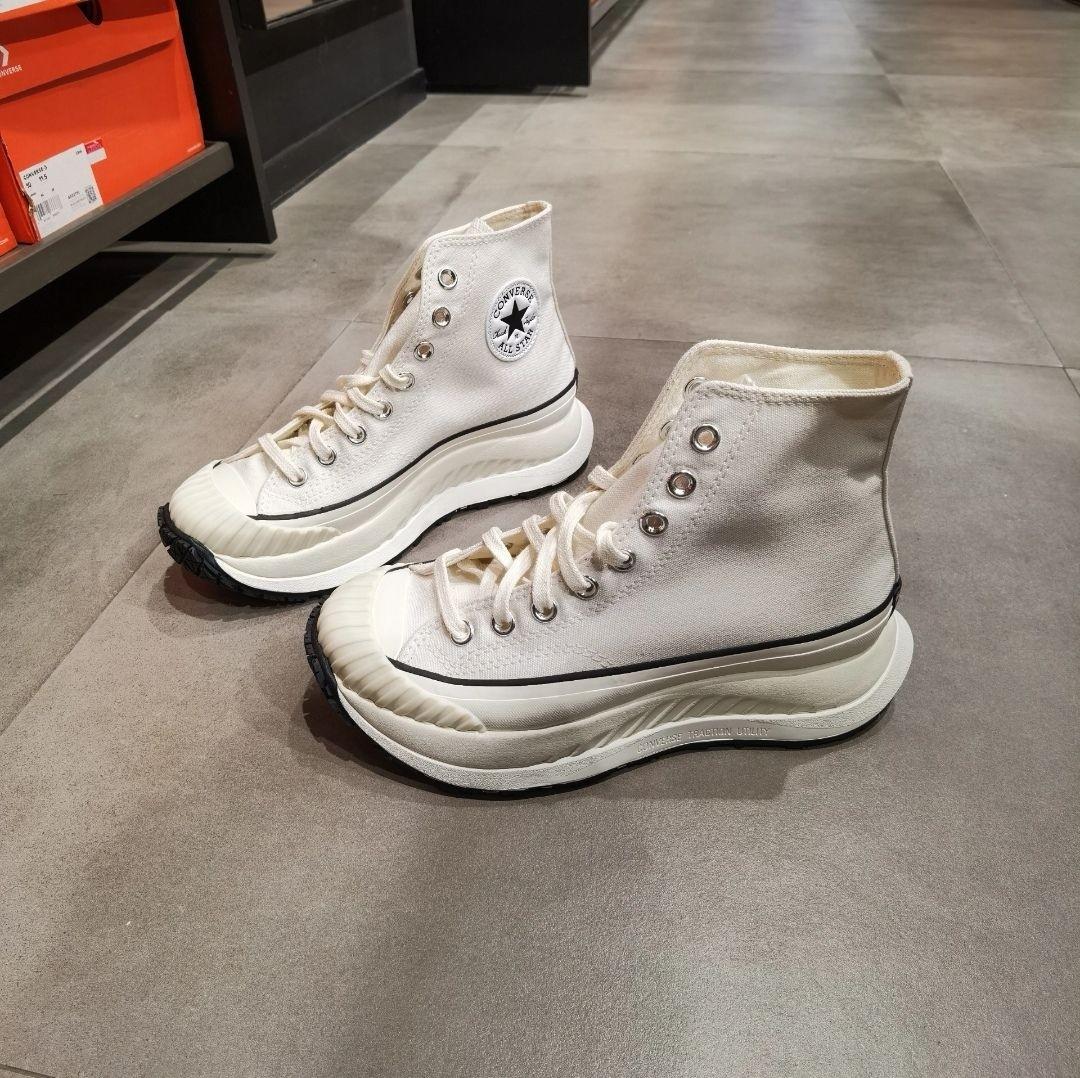 匡威run star夹心厚底增高鞋帆布鞋